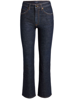 

The Vivian mid-rise cropped jeans, KHAITE The Vivian mid-rise cropped jeans