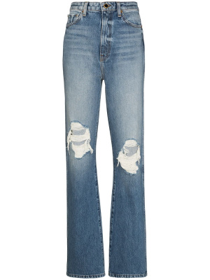 

Danielle distressed-effect jeans, KHAITE Danielle distressed-effect jeans