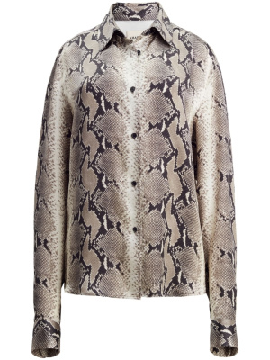 

Argo snake-print shirt, KHAITE Argo snake-print shirt