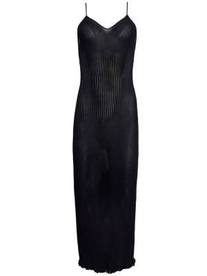 

Nolita ribbed-knit midi dress, KHAITE Nolita ribbed-knit midi dress