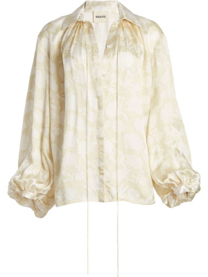 

Frances floral-print blouse, KHAITE Frances floral-print blouse