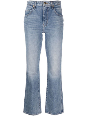 

Mid-rise cropped jeans, KHAITE Mid-rise cropped jeans