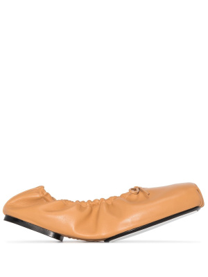 

Ashland ruched ballerina shoes, KHAITE Ashland ruched ballerina shoes