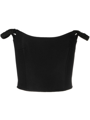 

Audra off-shoulder wool top, KHAITE Audra off-shoulder wool top