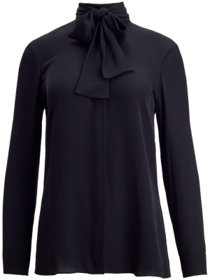 

Tash scarf-detail silk blouse, KHAITE Tash scarf-detail silk blouse