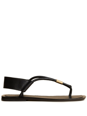 

Devoe flat leather sandals, KHAITE Devoe flat leather sandals