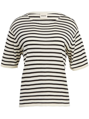 

The Brandy striped knitted top, KHAITE The Brandy striped knitted top