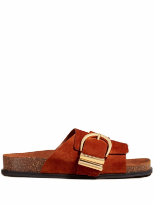 

Thompson suede sandals, KHAITE Thompson suede sandals