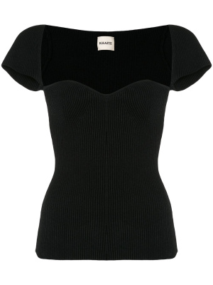

Ista ribbed top, KHAITE Ista ribbed top
