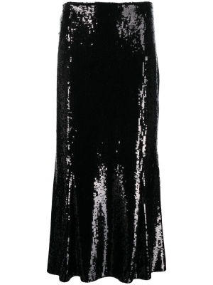 

Levine high-waisted sequin skirt, KHAITE Levine high-waisted sequin skirt
