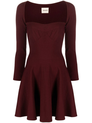 

Dylan square-neck minidress, KHAITE Dylan square-neck minidress