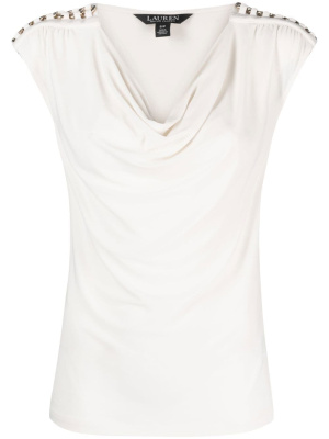 

Priyanne chain-embellished sleeveless top, Lauren Ralph Lauren Priyanne chain-embellished sleeveless top