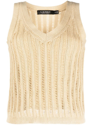 

Open-knit sleeveless top, Lauren Ralph Lauren Open-knit sleeveless top