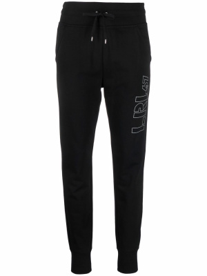 

Side-logo tapered track pants, Lauren Ralph Lauren Side-logo tapered track pants