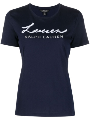 

Katlin logo-embroidered T-shirt, Lauren Ralph Lauren Katlin logo-embroidered T-shirt