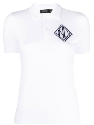 

Logo-embroidered polo shirt, Lauren Ralph Lauren Logo-embroidered polo shirt
