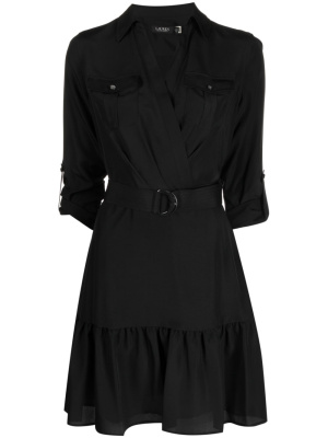 

Belted-waist wrap dress, Lauren Ralph Lauren Belted-waist wrap dress