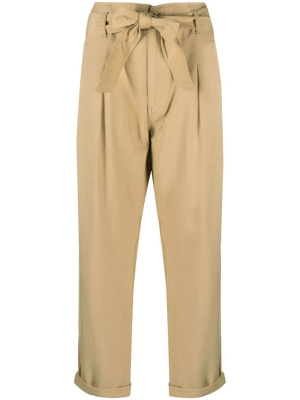 

Alyndra belted-waist cropped trousers, Lauren Ralph Lauren Alyndra belted-waist cropped trousers