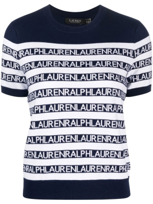 

Konsuelo logo-lettering jumper, Lauren Ralph Lauren Konsuelo logo-lettering jumper