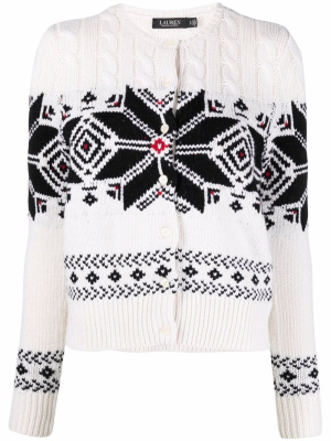 

Fair-isle knit cardigan, Lauren Ralph Lauren Fair-isle knit cardigan