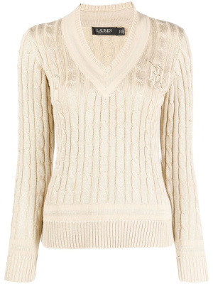 

Cable-knit cricket jumper, Lauren Ralph Lauren Cable-knit cricket jumper