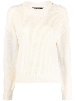 

Puff-sleeve crew-neck jumper, Lauren Ralph Lauren Puff-sleeve crew-neck jumper