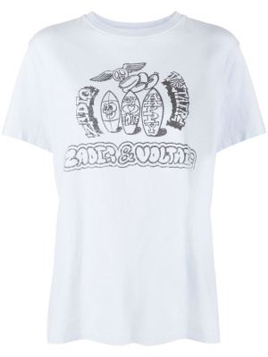 

Omma logo-print T-shirt, Zadig&Voltaire Omma logo-print T-shirt