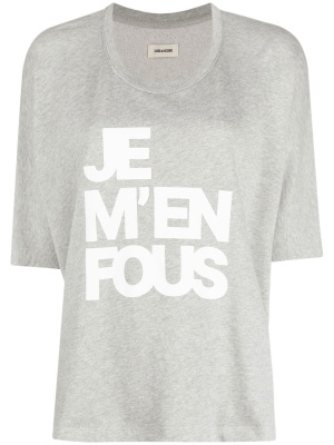 

Slogan print T-shirt, Zadig&Voltaire Slogan print T-shirt