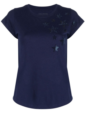 

Star-print short-sleeved T-shirt, Zadig&Voltaire Star-print short-sleeved T-shirt