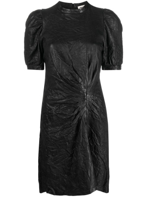

Short-sleeved leather dress, Zadig&Voltaire Short-sleeved leather dress
