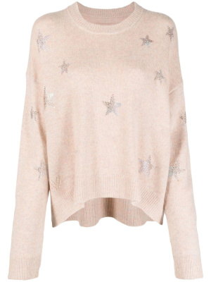 

Star-print long-sleeve jumper, Zadig&Voltaire Star-print long-sleeve jumper