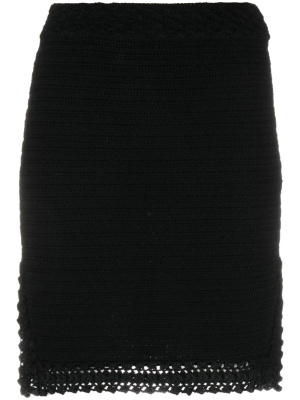 

Crochet-knit organic-cotton skirt, Zadig&Voltaire Crochet-knit organic-cotton skirt