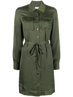 

Tied-waist shirt dress, Zadig&Voltaire Tied-waist shirt dress