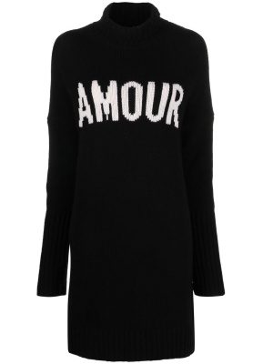 

Logo-intarsia knitted dress, Zadig&Voltaire Logo-intarsia knitted dress