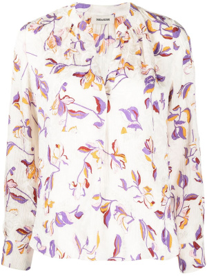 

Floral V-neck blouse, Zadig&Voltaire Floral V-neck blouse