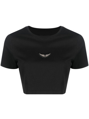 

Carly wings-patch crop top, Zadig&Voltaire Carly wings-patch crop top