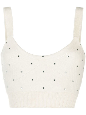 

Bettina crystal-embellished knitted top, Zadig&Voltaire Bettina crystal-embellished knitted top