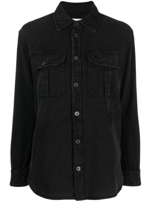 

Teros logo-embroidered shirt, Zadig&Voltaire Teros logo-embroidered shirt