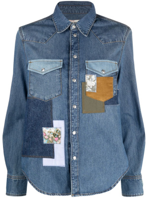 

Patchwork denim shirt, Zadig&Voltaire Patchwork denim shirt