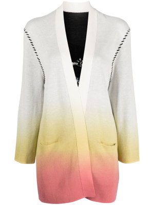 

Intarsia-print open cardigan, Zadig&Voltaire Intarsia-print open cardigan
