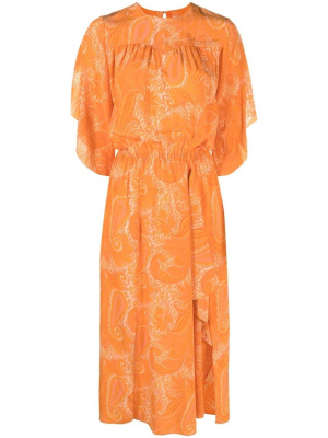 

Rusty paisley-print silk midi dress, Zadig&Voltaire Rusty paisley-print silk midi dress