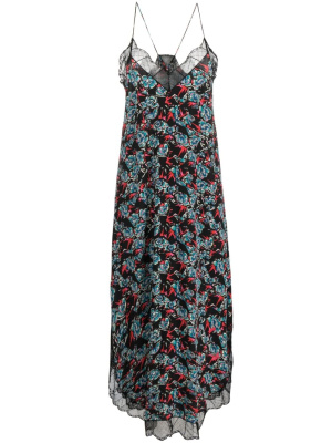 

Risty floral-print silk slip dress, Zadig&Voltaire Risty floral-print silk slip dress