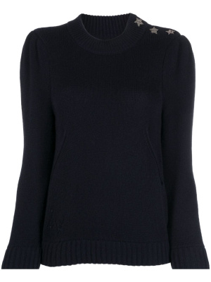 

Betson embellished cashmere sweater, Zadig&Voltaire Betson embellished cashmere sweater