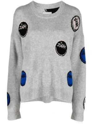 

Markus intarsia-knit cashmere jumper, Zadig&Voltaire Markus intarsia-knit cashmere jumper