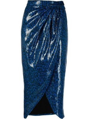 

Jamelia leopard-print sequin-embellished midi skirt, Zadig&Voltaire Jamelia leopard-print sequin-embellished midi skirt