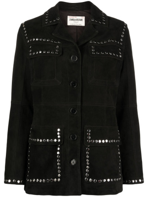 

Lala studded suede jacket, Zadig&Voltaire Lala studded suede jacket