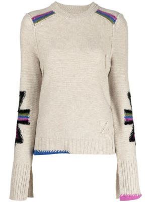 

Halton intarsia-knit cashmere jumper, Zadig&Voltaire Halton intarsia-knit cashmere jumper