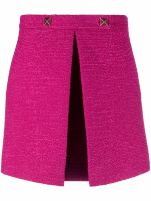 

Rockstud-embellished A-line skirt, Valentino Garavani Rockstud-embellished A-line skirt
