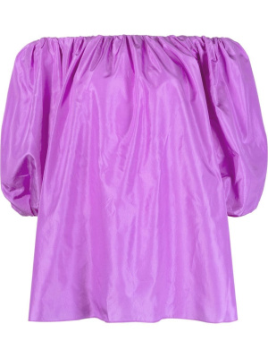 

Off-shoulder silk blouse, Valentino Garavani Off-shoulder silk blouse