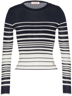 

Striped knitted jumper, Valentino Garavani Striped knitted jumper